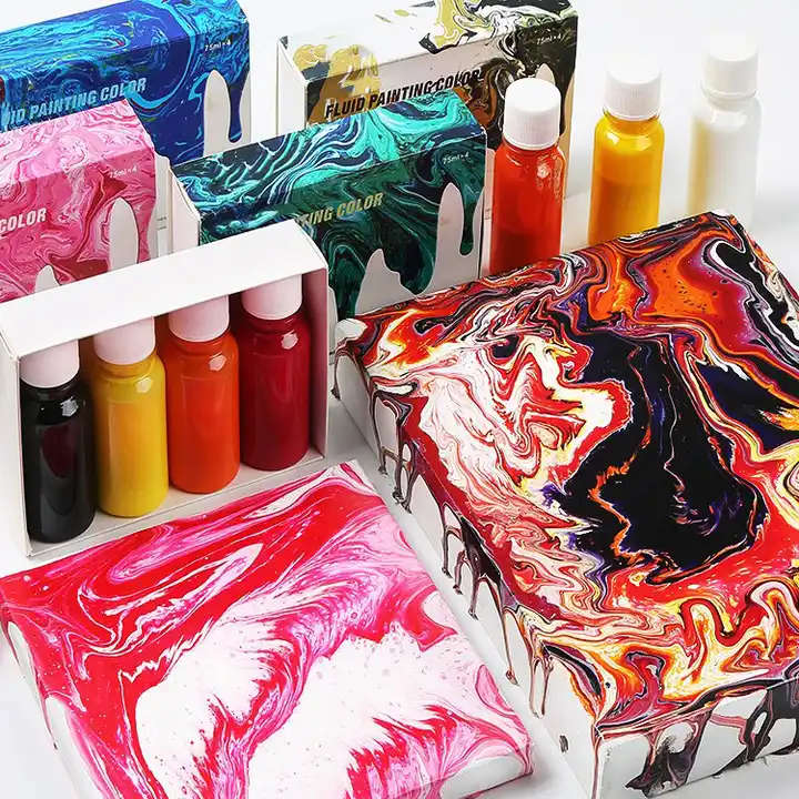 Fluid Pouring Acrylic Paint