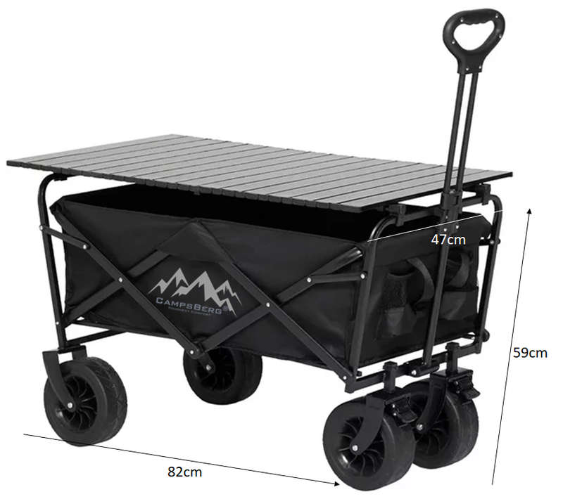 CampsBerg - Adventure Camping Wagon + Table