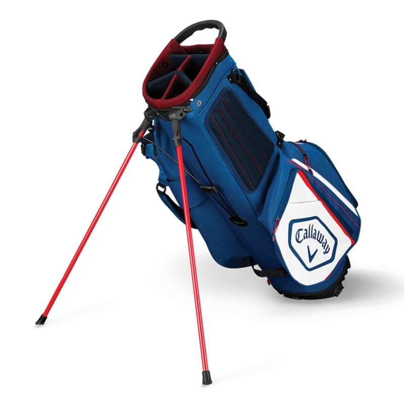 Callaway 2019 Chev Stand Bag - Red/Navy/White - Callaway Golf