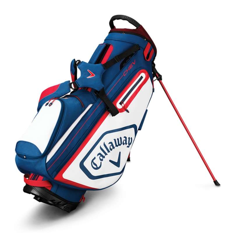 Callaway 2019 Chev Stand Bag - Red/Navy/White - Callaway Golf