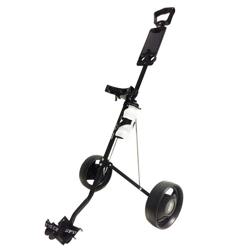 Spyder Steel Golf Pull Cart - Silver