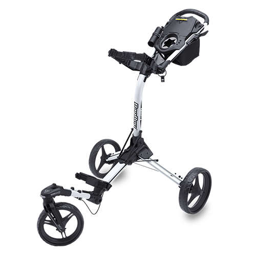 Bag Boy TriSwivel 2 Pushcart - White/Black - Bag Boy