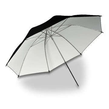 Godox UB-004 Reflector Umbrella (Black/White, 84cm)