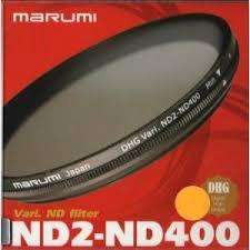 Marumi 62mm ND2-ND400 Variable Camera Lens Filter