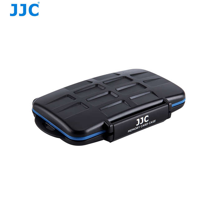 JJC MC-STC10 Water-Resistant Memory Card Case (2 CF + 4 SD + 4 MSD Cards Storage)