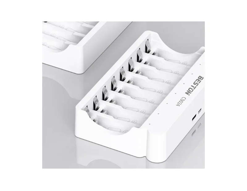 Beston C9024 8 Bay Smart LCD AA/AAA Battery Charger