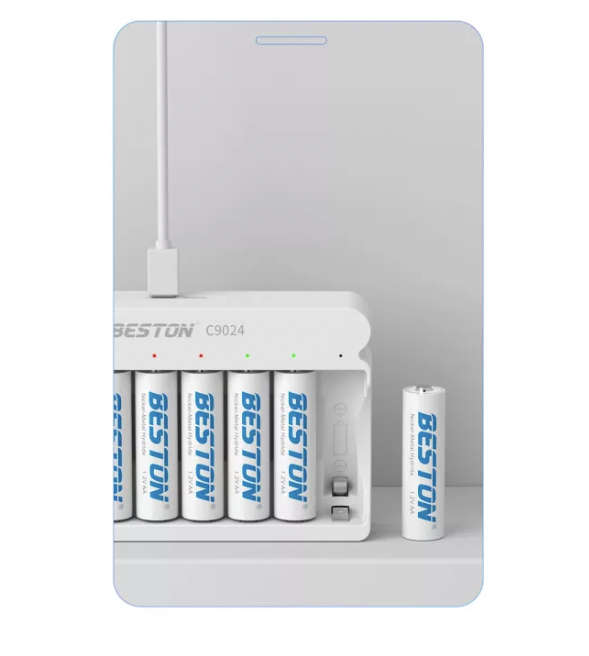 Beston C9024 8 Bay Smart LCD AA/AAA Battery Charger