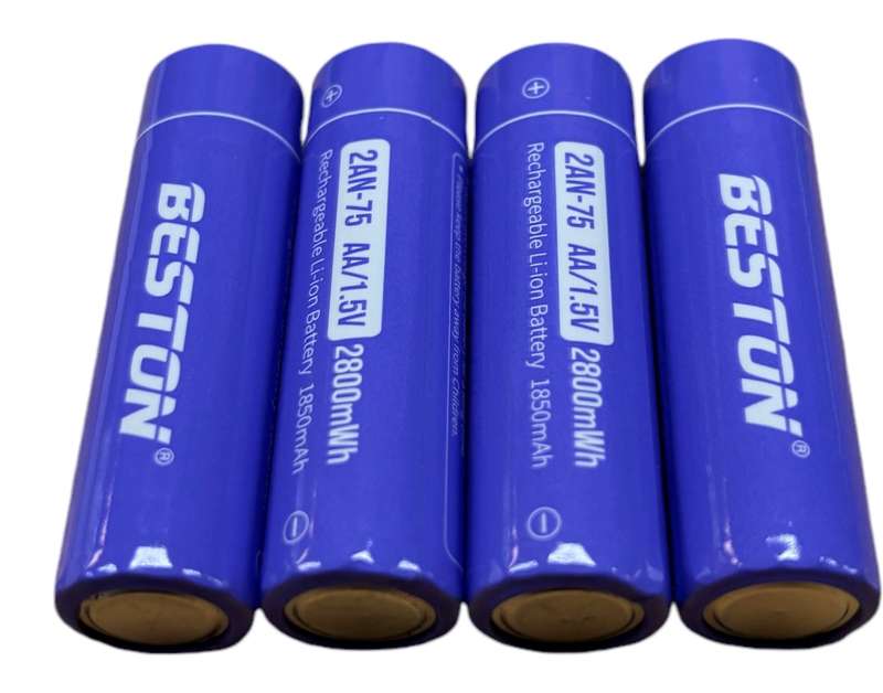 BESTON 1.5v li-ion lithium AA 2800mWh rechargeable battery for MP3/Camera/microphone