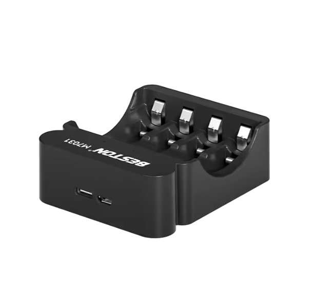Beston M7031 Charger and Batteries (4 x AA 1.5V 2200mWh)