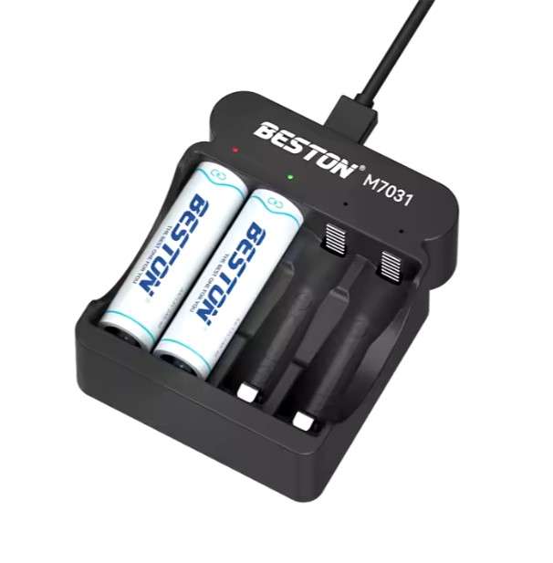 Beston M7031 Charger and Batteries (4 x AA 1.5V 2200mWh)