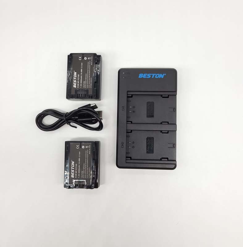 Beston Sony NP-FZ100 Dual USB Charger and 2 Battery Kit
