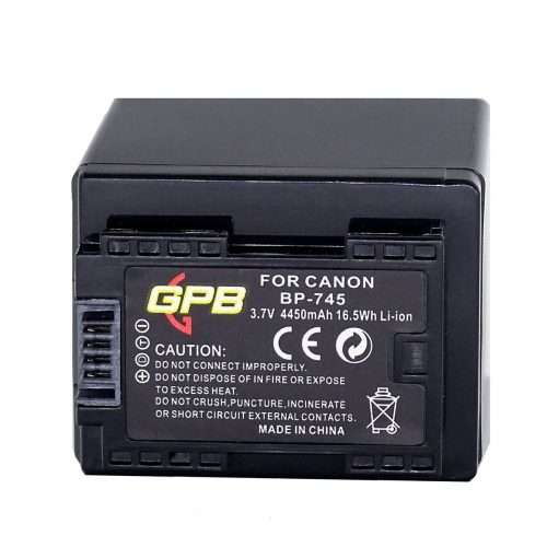 GPB Canon BP-745 Rechargeable Digital Camera Battery