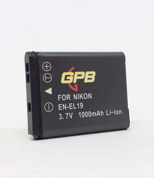 GPB Nikon EN-EL19 Rechargeable Digital Camera Battery