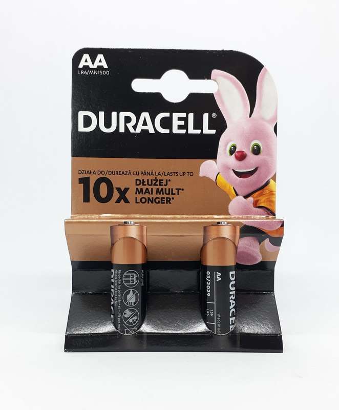 Duracell MN1500 AA 1.5V 2-Pack