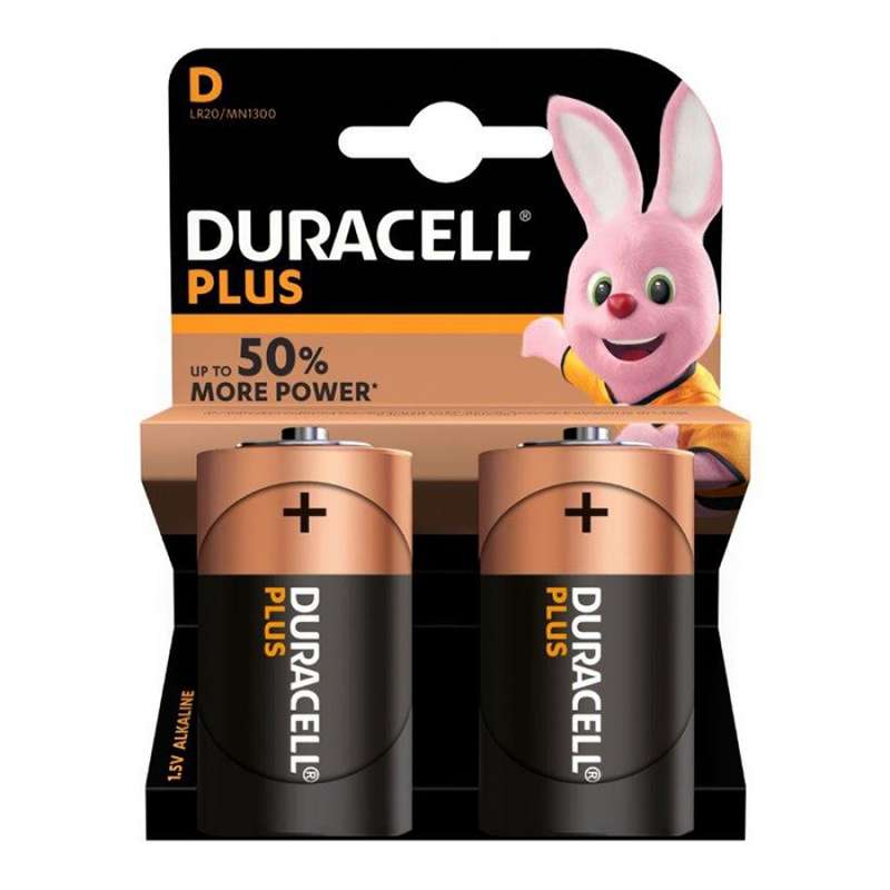 Duracell MN1300 D Size Batteries (Card of 2)