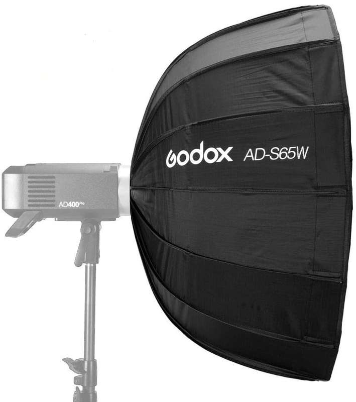 Godox AD-S65W Dome Parabolic Softbox 65cm for Godox  AD300Pro & AD400Pro Flash Light