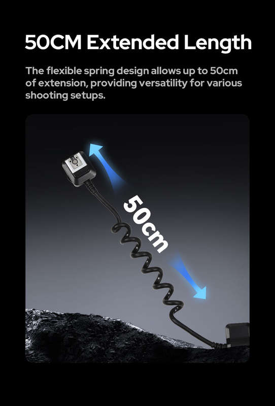 Godox GAC-IC13 Multi Interface Shoe Extension Cable for Sony
