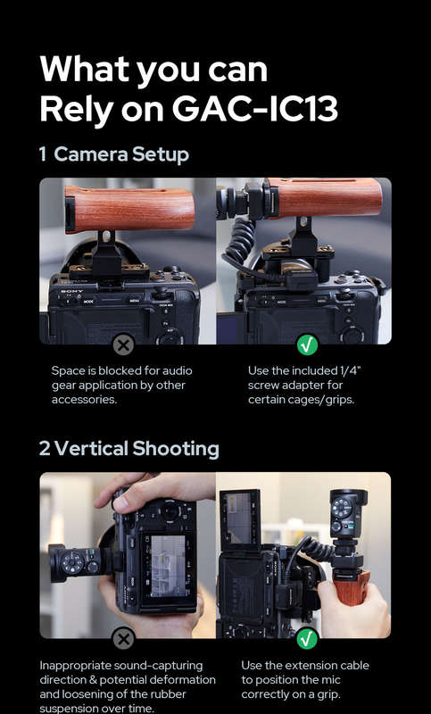 Godox GAC-IC13 Multi Interface Shoe Extension Cable for Sony