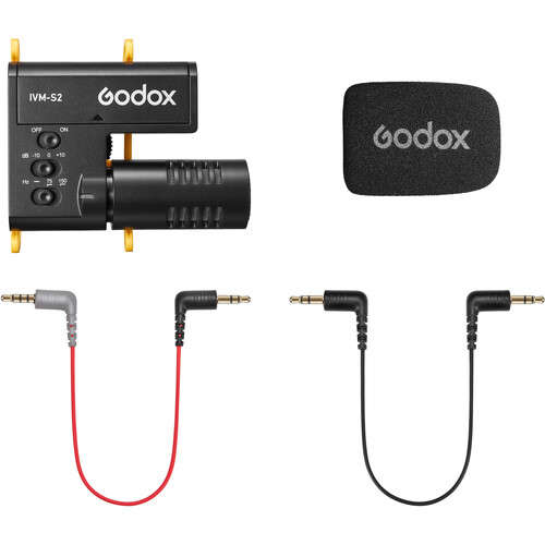 Godox IVM-S2 Compact Camera-Mount Shotgun Microphone