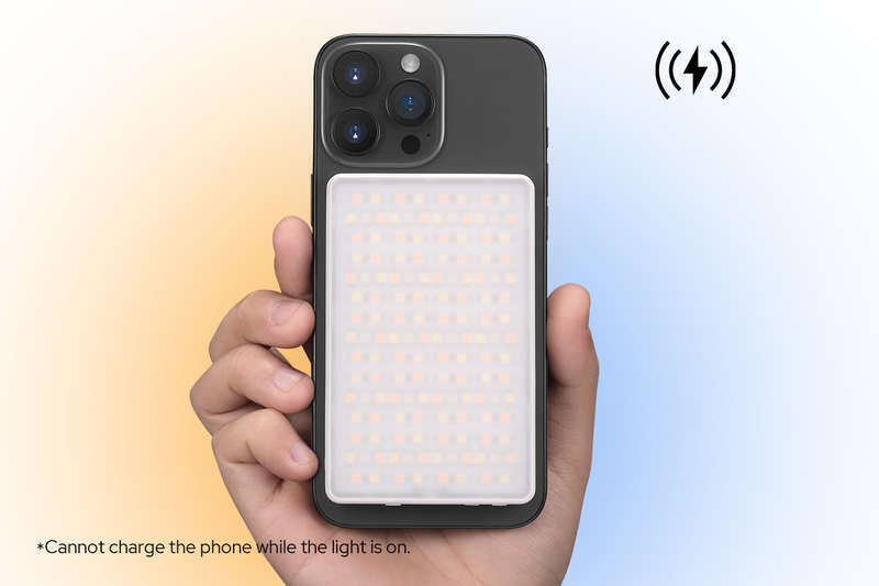 Godox MA5R RGB LED Magnetic Phone Light and Power Bank (White)