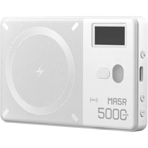Godox MA5R RGB LED Magnetic Phone Light and Power Bank (White)