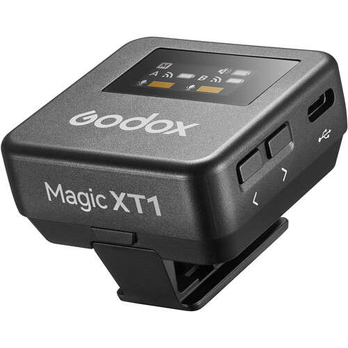 Godox Magic XT1-C 2-Person Wireless Microphone System with USB-C Adapter (2.4 GHz)