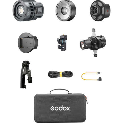 Godox RS60R-1K RGBWW LED Constant Monolight with Projection Attachment Optical Snoot Kit
