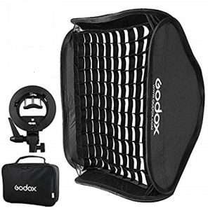 Godox SGGV6060 Softbox Diffuser + Grid with S2-type Bowens Mount Bracket