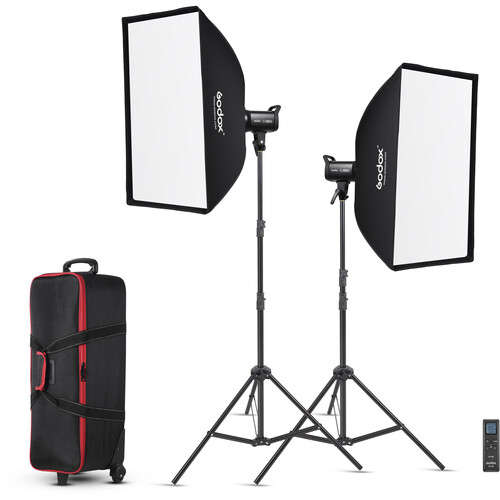 Godox SL100Bi 2-Light Bi-Colour LED Video Light Kit