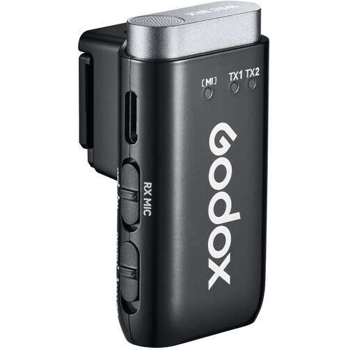 Godox WEC-S 2-Person Wireless Microphone System for Sony Cameras (2.4 GHz)