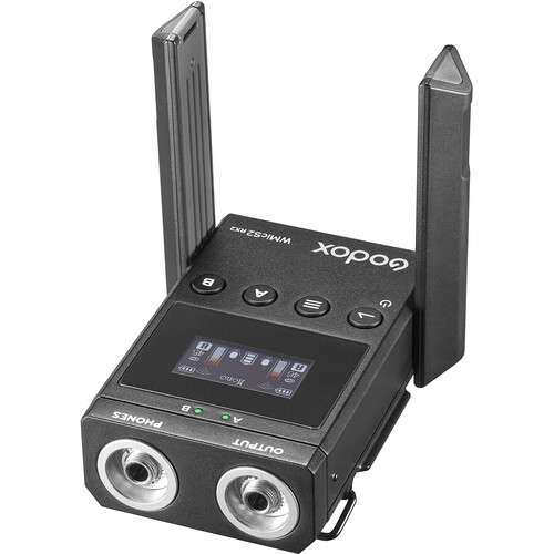 Godox WMicS2 UHF Compact Wireless Microphone System for Cameras & Smartphones with 3.5mm (514 to ...