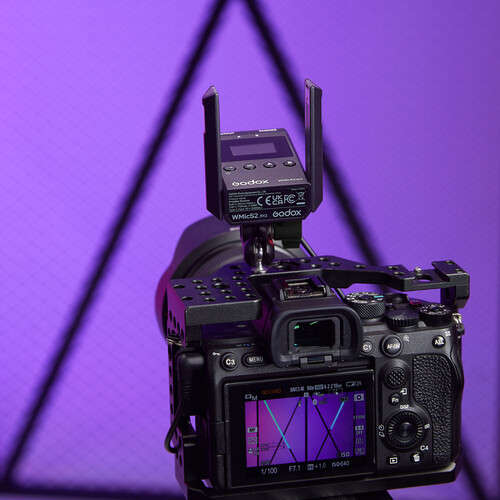 Godox WMicS2 UHF Compact Wireless Microphone System for Cameras & Smartphones with 3.5mm (514 to ...
