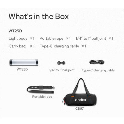 Godox WT25D Daylight Dive Tube Light (25cm)