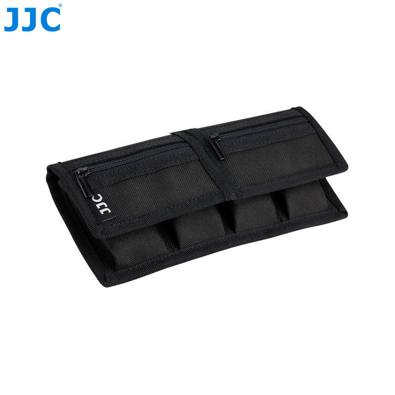 JJC BC-P4 Battery Pouch for 2 x Camera Batteries & Memory Cards