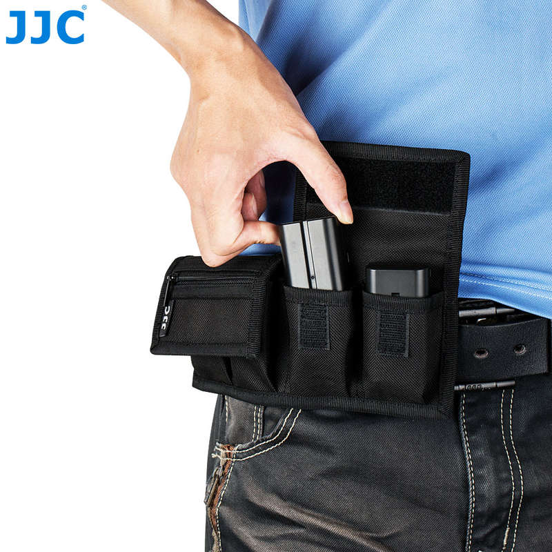 JJC BC-P4 Battery Pouch for 2 x Camera Batteries & Memory Cards
