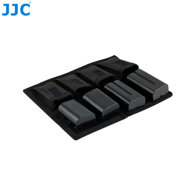 JJC BC-P4 Battery Pouch for 2 x Camera Batteries & Memory Cards