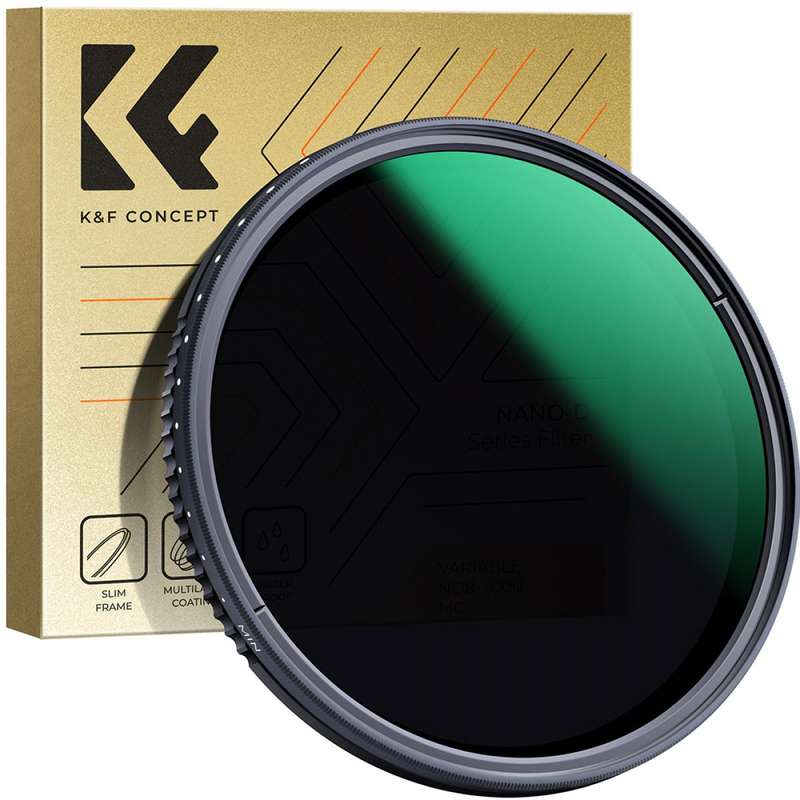 K&F Concept 49mm ND8-ND2000 (3-11stop) Variable ND Filter