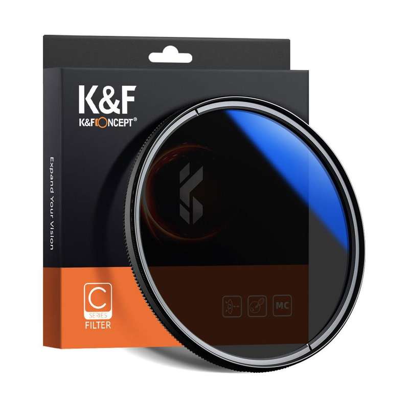 K&F 67mm Blue Coat MC CPL KF01.049 Polarizing Lens Filter