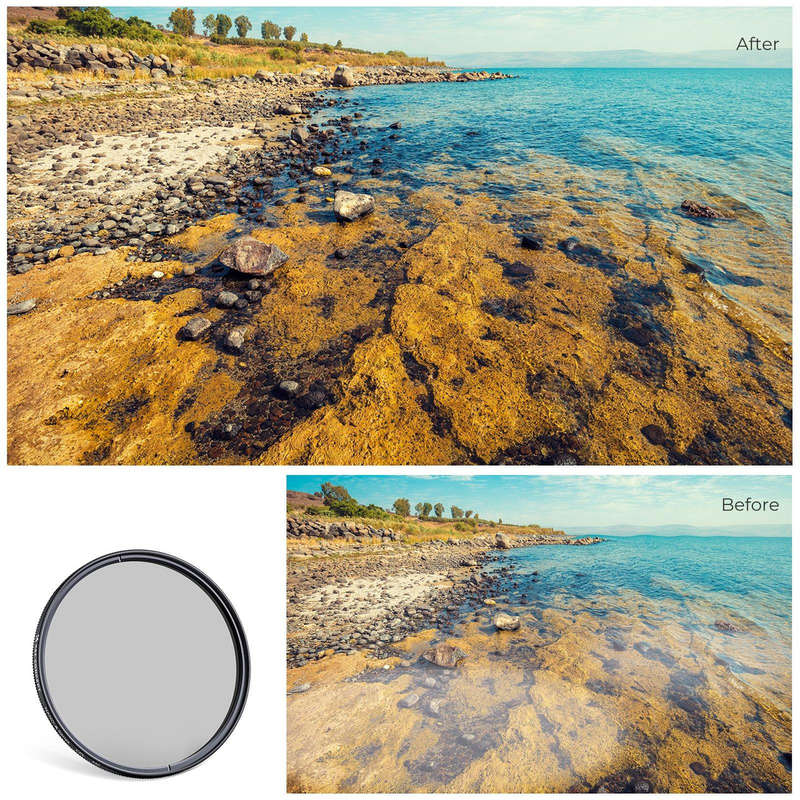 K&F 72mm CPL Camera Lens Filter