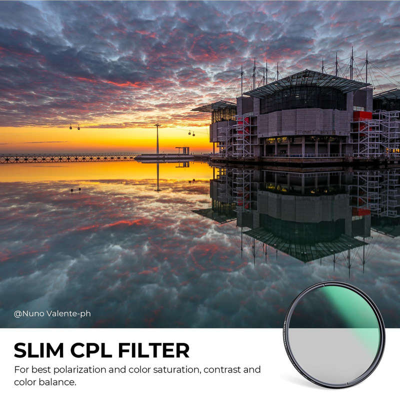 K&F 72mm CPL Camera Lens Filter