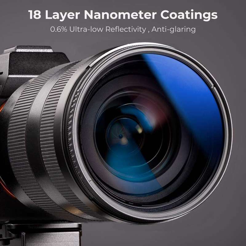 K&F Concept 62mm UV/CPL/ND Lens Nano-K Filter Kit