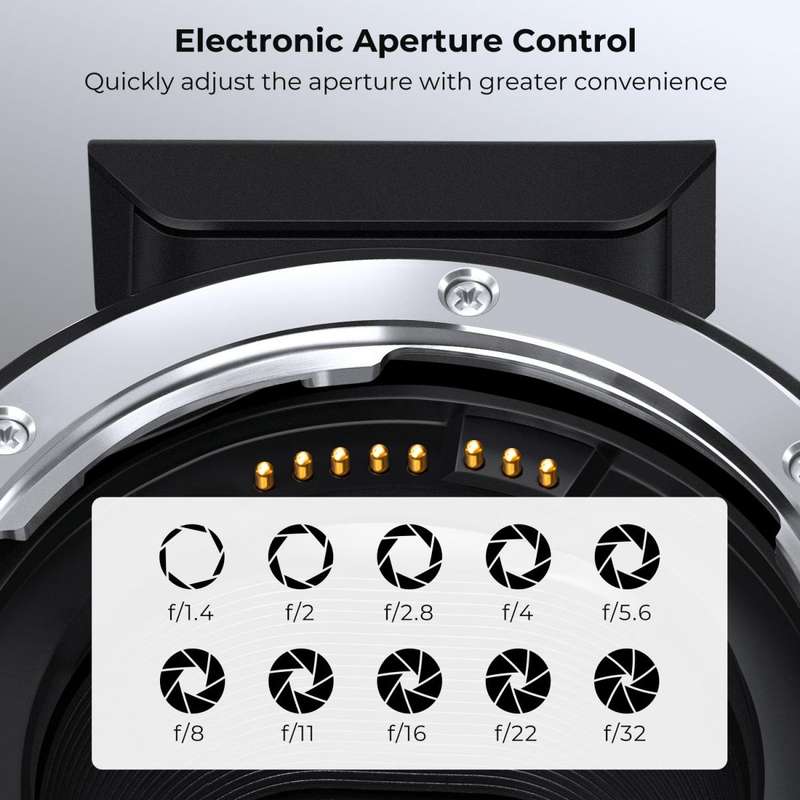 K&F Concept KF06 520 EF to EOS R Adapter