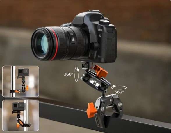 K&F Concept MS13 Super Clamp & Magic Arm Mount