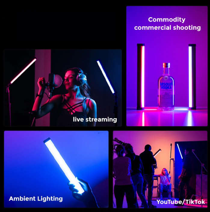 Photoolex B320S RGB Magnetic Tube Light
