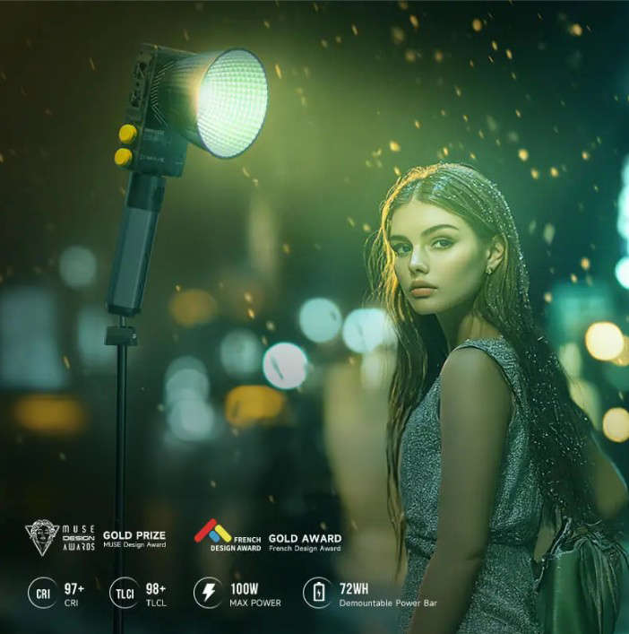 Photoolex Q100C RGB LED Light  Product Overview