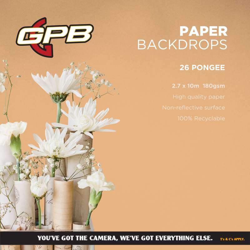 Paper Backdrop Pongee (2.7 x 10m)
