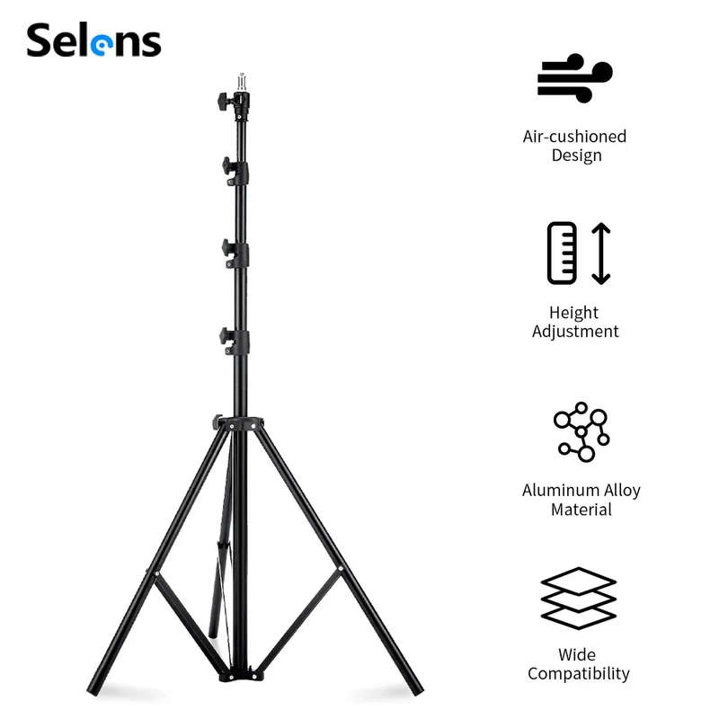 Selens SLA-2200 Air Cushioned Light Stand (2.2m)