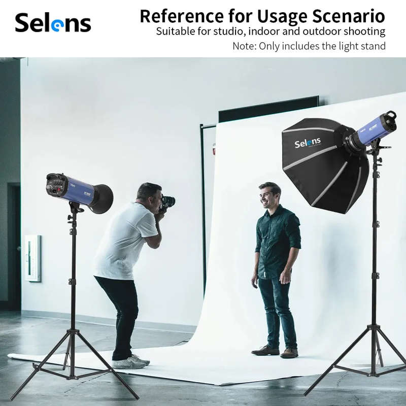 Selens SLA-2200 Air Cushioned Light Stand (2.2m)