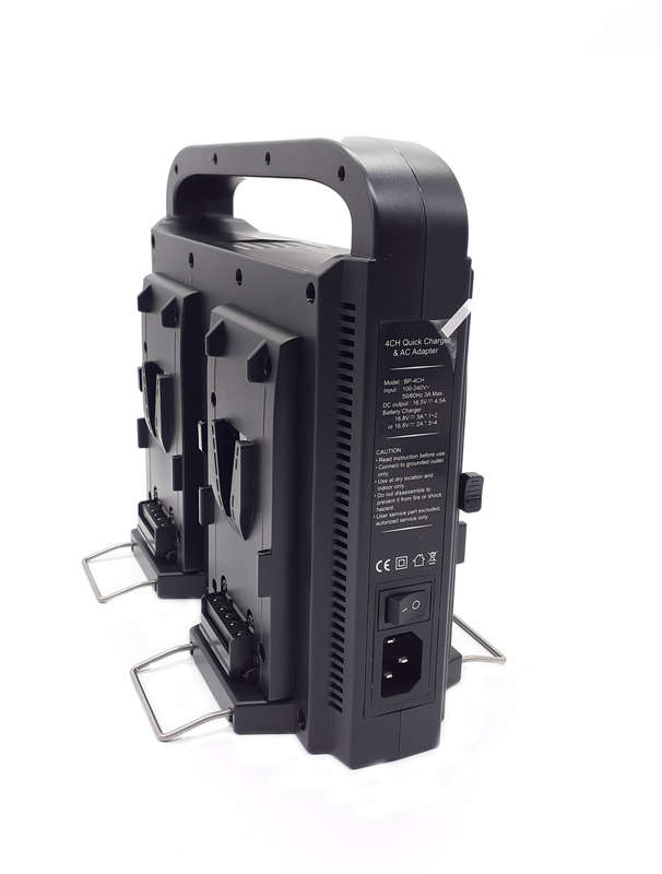 Beston BP-4CH Rapid Charger for 4x V-Lock Batteries