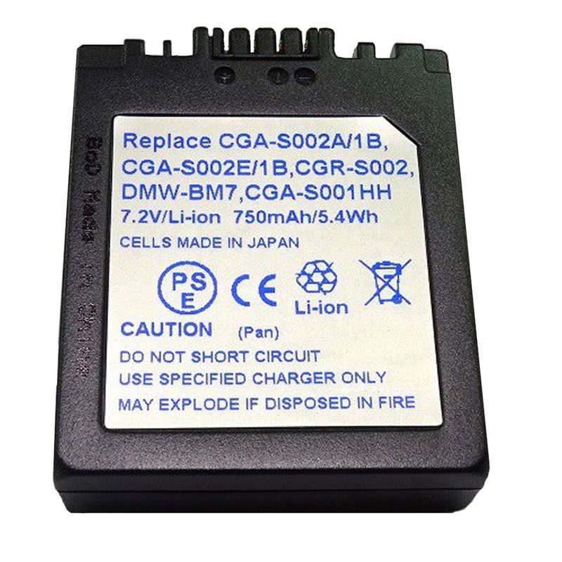 GPB Panasonic CGA-S002 Rechargeable Digital Camera Battery